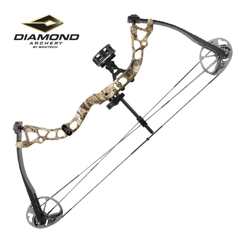 Atomic Archery Bow DIAMOND ARCHERY Youth Atomic Bow - Adjustable Compound Bow For Kids (6-29 LBS Draw Weight, 191 FPS) Small Bows