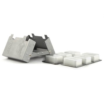 Esbit ESBIT Solid Fuel Foldable Pocket Stove with 6x14g Fuel
