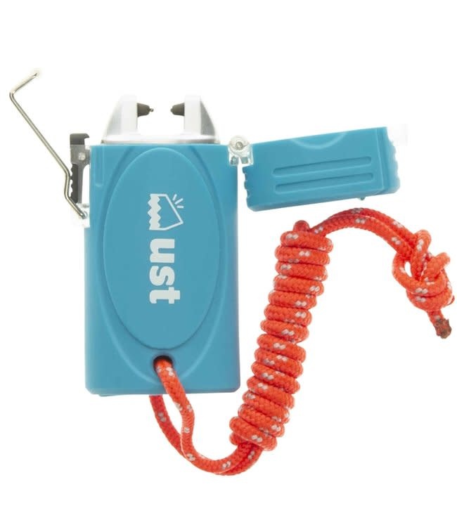 UST Gear TekFire PRO FuelFree Lighter Blue Outdoor Essentials