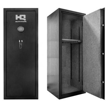 HQ Outfitters HQ Outfitters HQ-SAM-16 16 Gun Safe electronic Keypad w/ Top Compartment, 59"x22"x22" Black