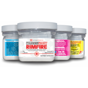 ThunderShot Gryphonenergetics Rimfire Exploding Target Case 12 x 1/2lb