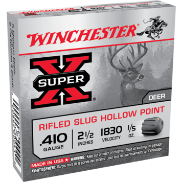 Winchester Winchester Super X 410 Gauge 2 1/2" 1/5oz Lead Rifle Slug