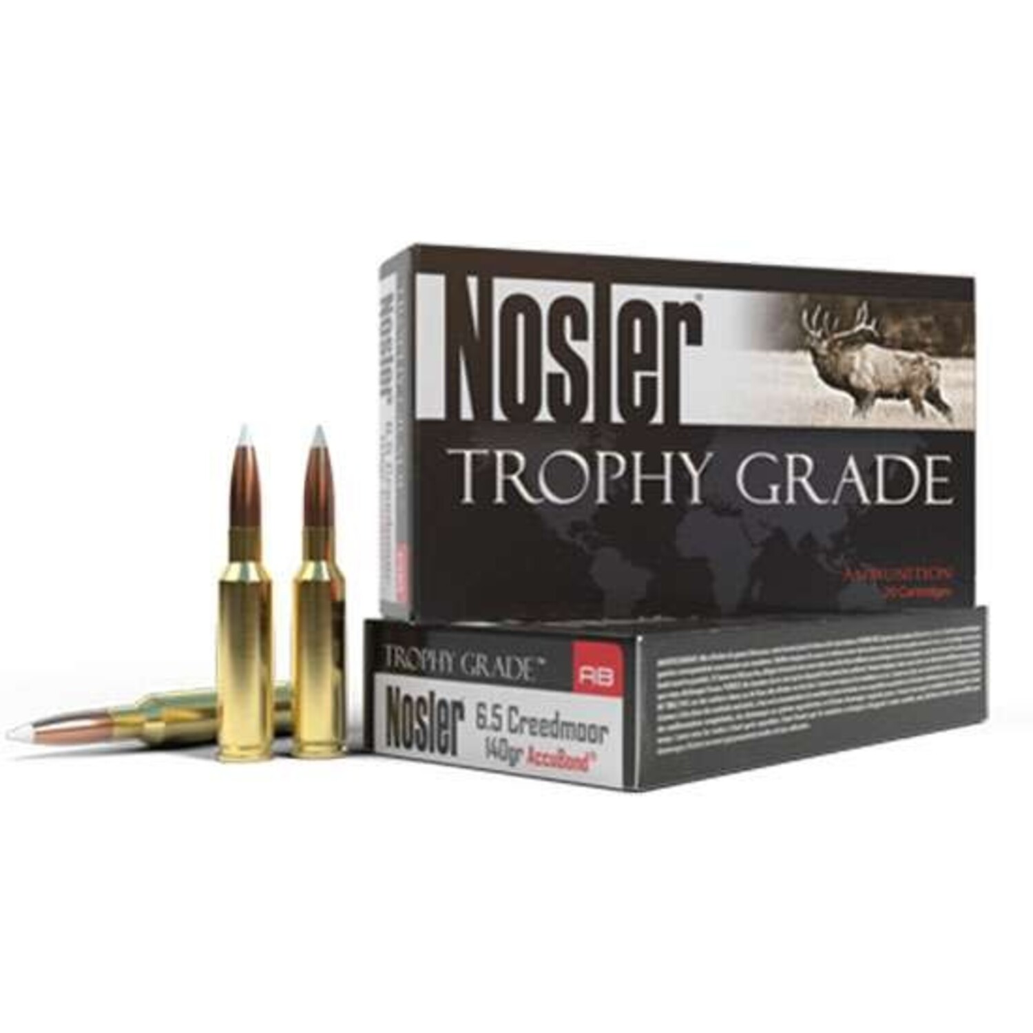 Nosler Trophy Grade 6.5mm Creedmoor 140 Grain Accubond - Outdoor