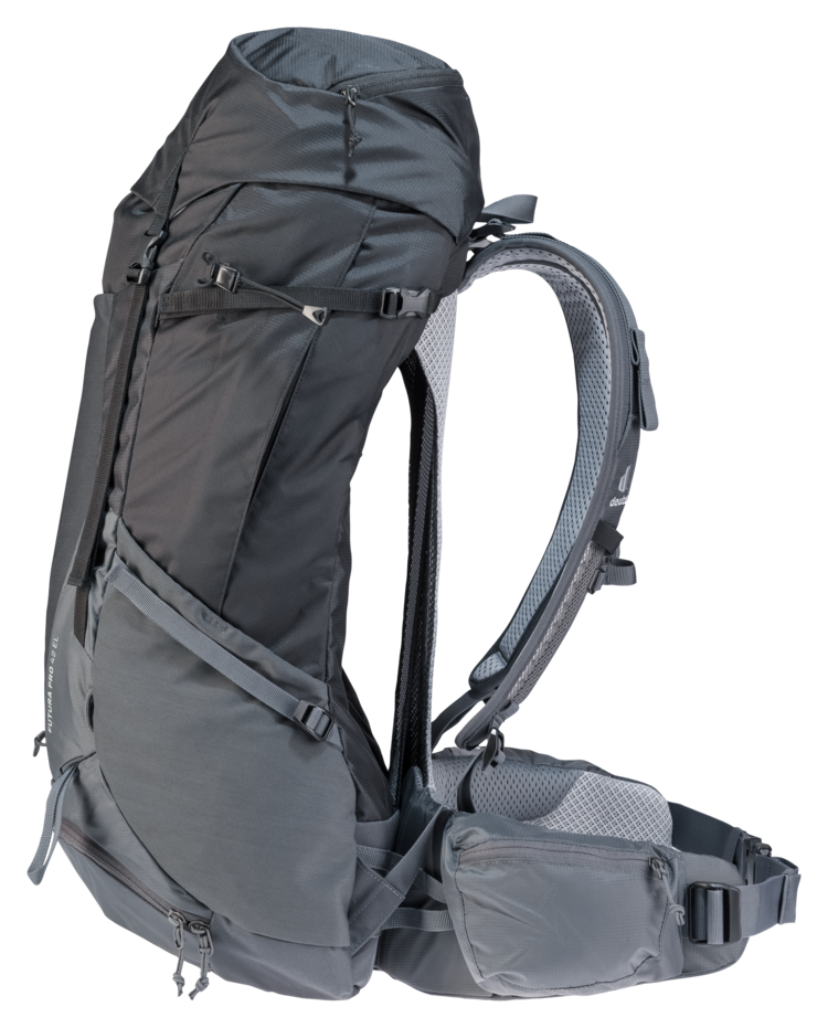 Deuter Futura Pro 42 EL Multi Day Hiking Backpack BlackGraphite