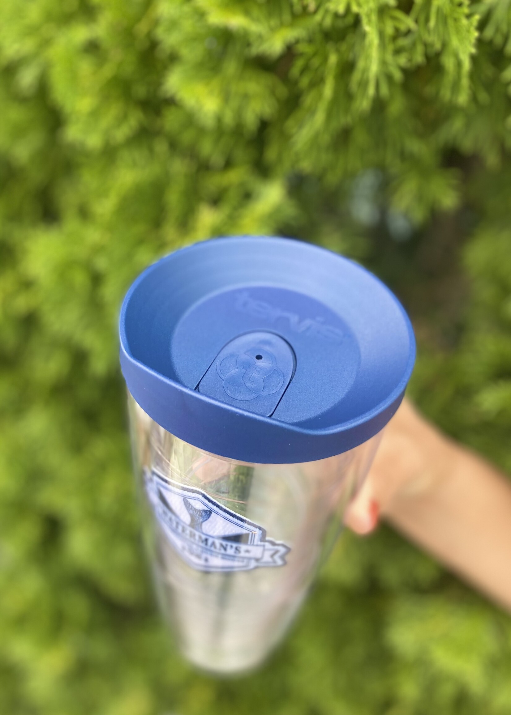 24oz Navy Tervis Lid