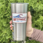 Waterman's Silver Fish Hook Wave Tervis Tumbler