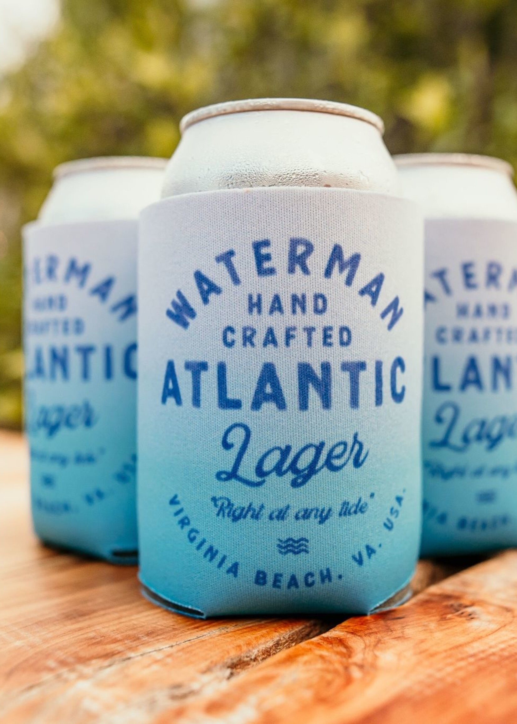 Trifecta Gift Item Waterman's Lager Ombre Koozie
