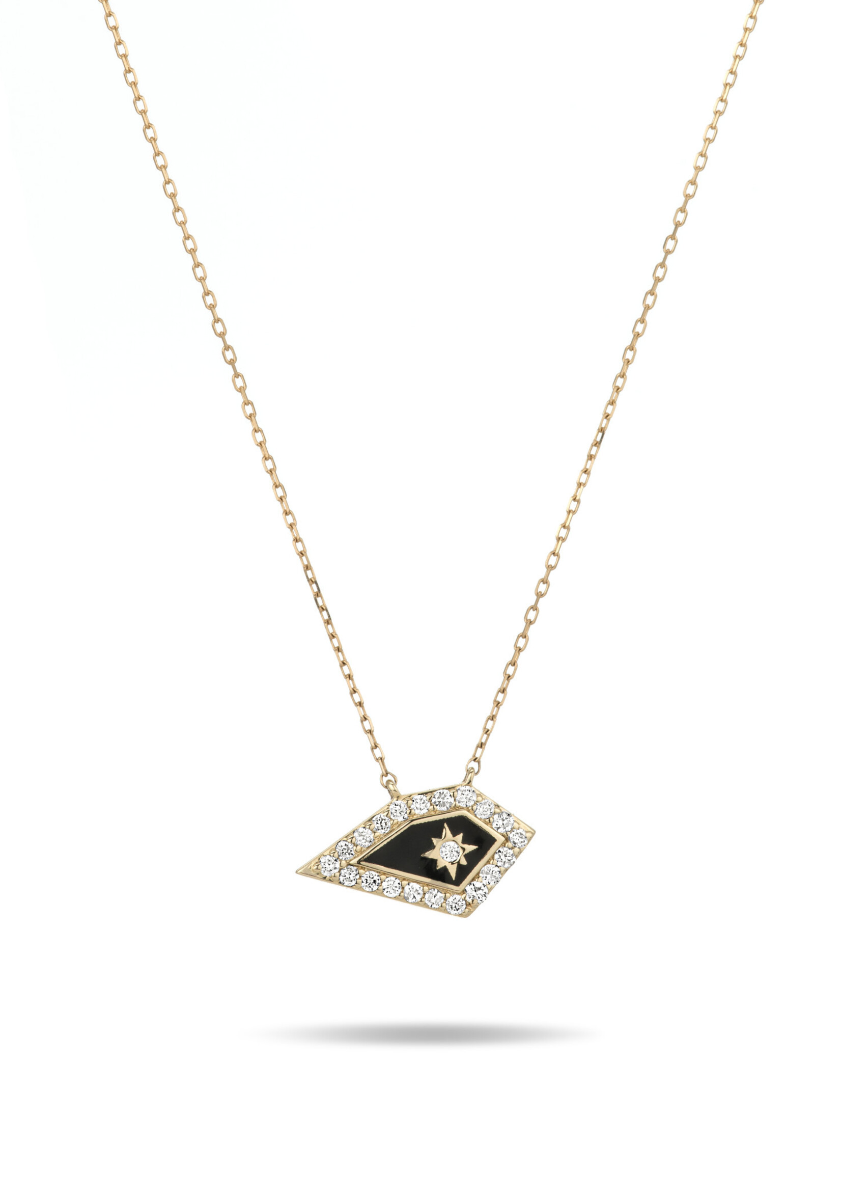 Mosaic Pave Star Necklace