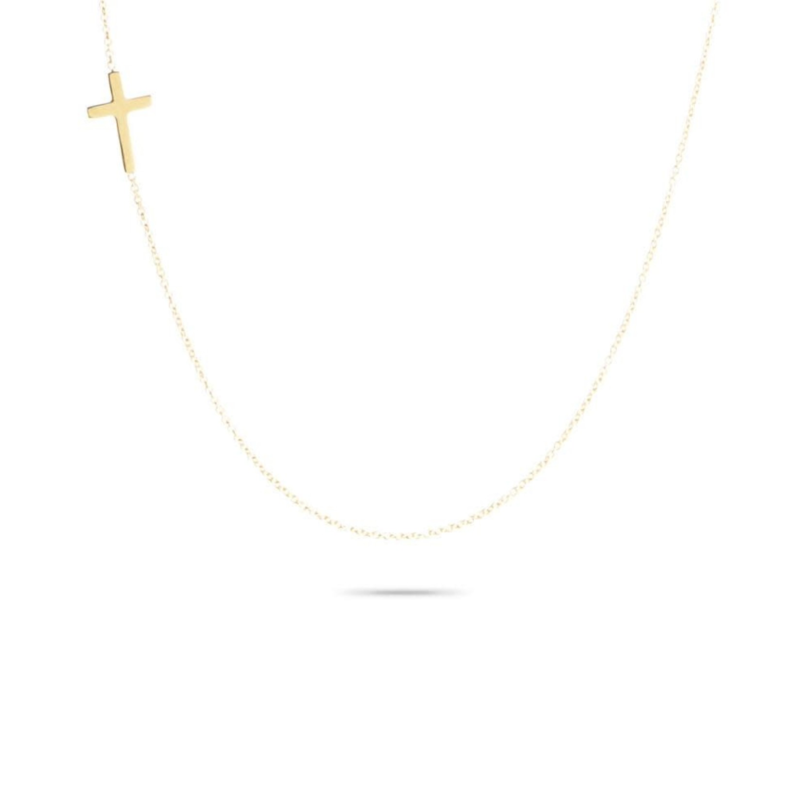 Tiny Cross Necklace - Y14