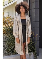 Champagne Gold Sequin Robe