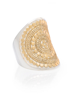 Classic Saddle Ring - Gold/Silver