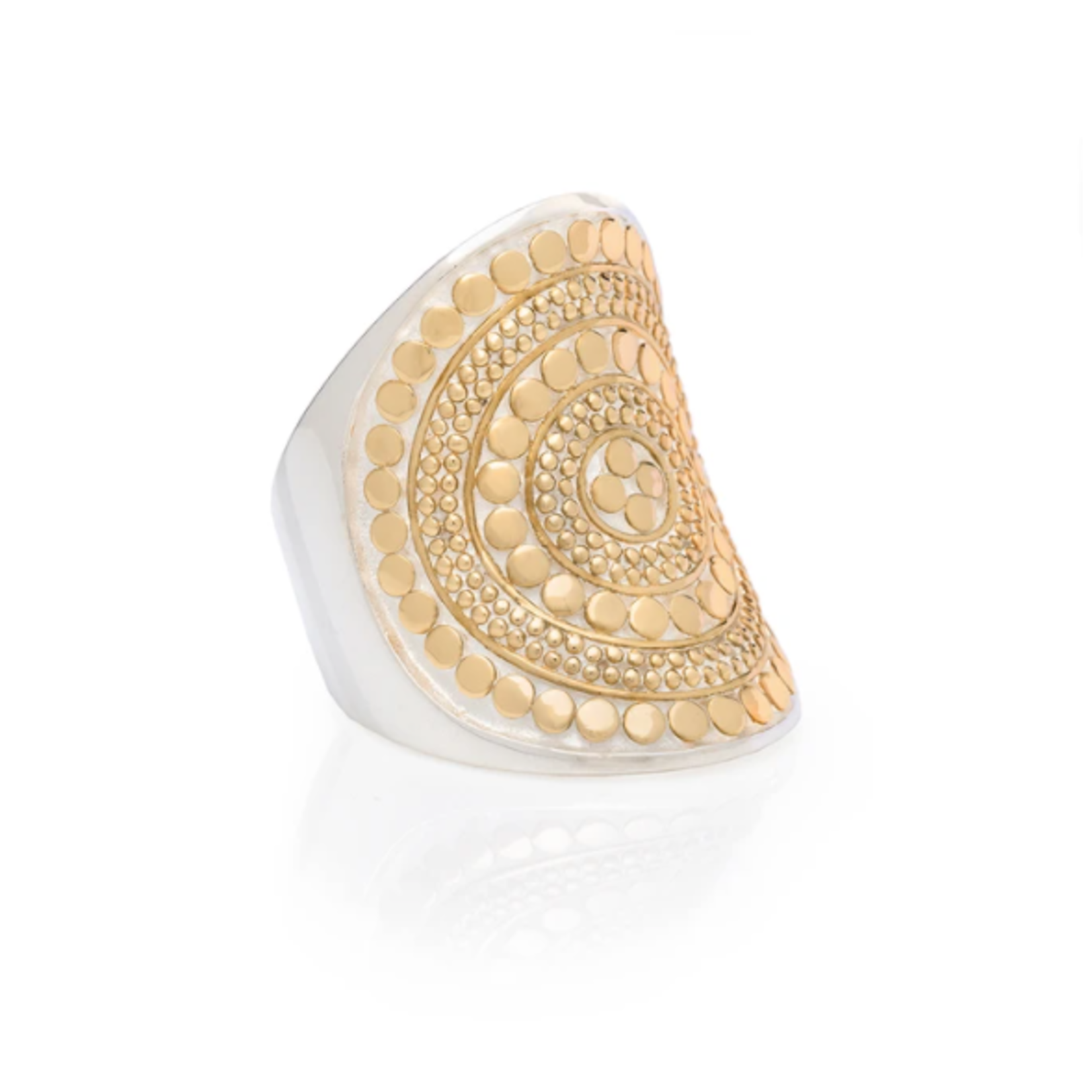 Classic Saddle Ring - Gold/Silver