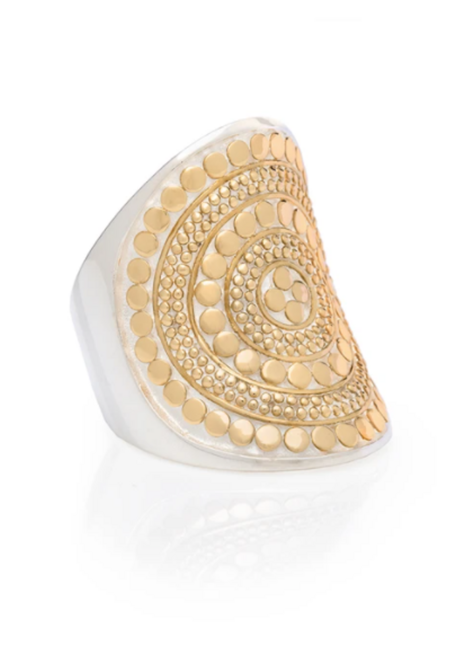 Classic Saddle Ring - Gold/Silver