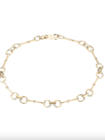 Pave Horsebit Chain Bracelet Y14