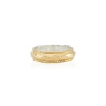 Hammered Stacking Ring - Sterling Silver or 18k Gold Plate