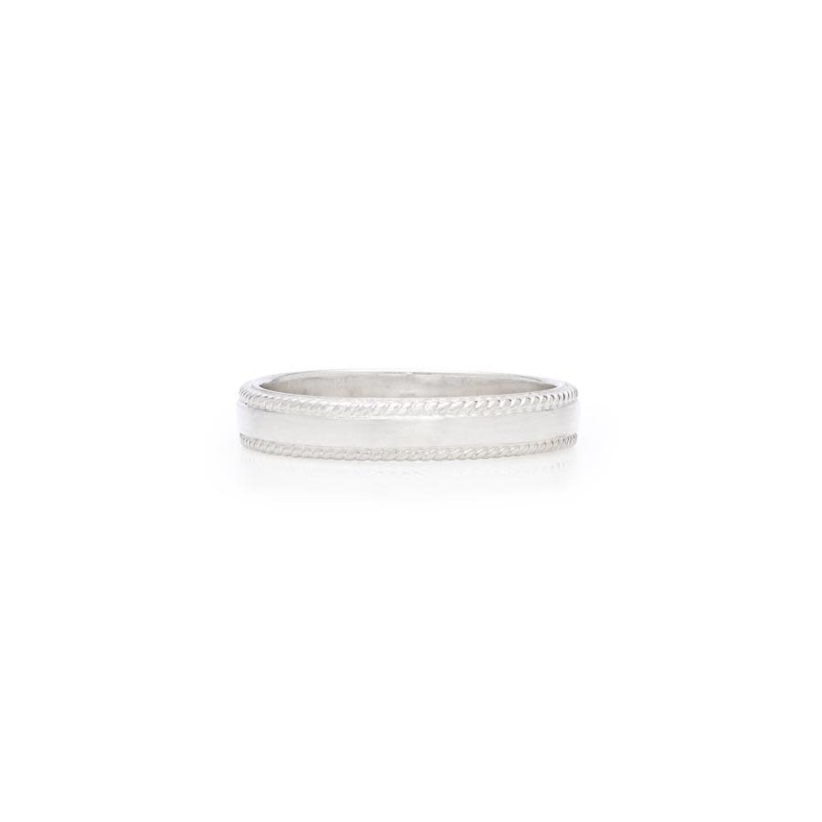 “Balance” Smooth Silver Stack Ring