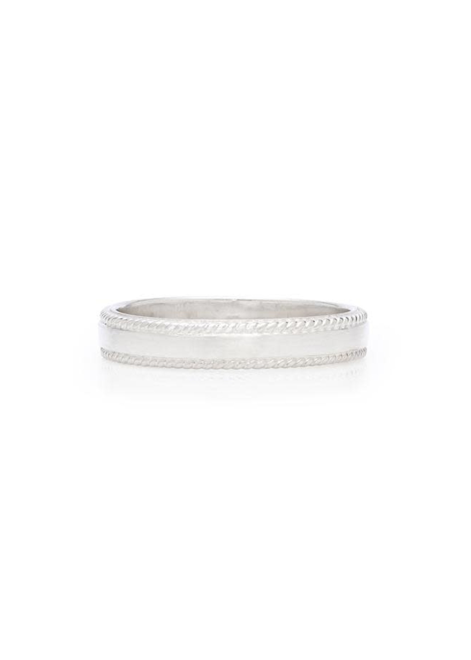 “Balance” Smooth Silver Stack Ring
