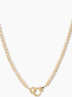 Parker Gemstone Necklace - Apatite, Opalite Glass, Natural Agate, Turquoise or  Pink Tourmaline
