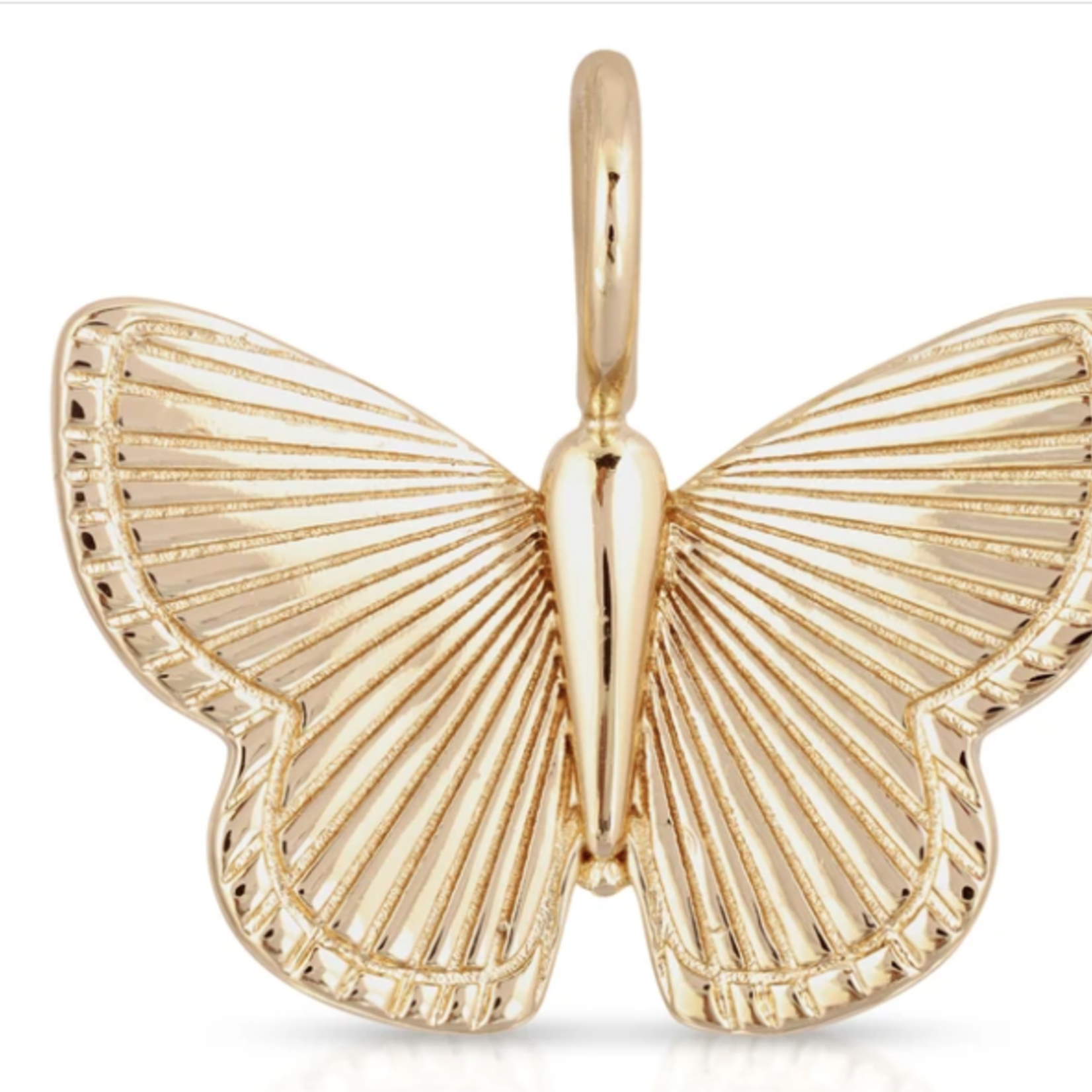 Butterfly 10k Gold Vermeil Pendant