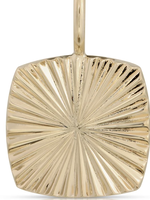 Square Pendant 10k Gold Vermeil