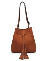 April Leather & Suede Bucket Bag
