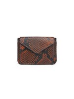 Charming Chocolate Multi Leather Envelope Card Wallet