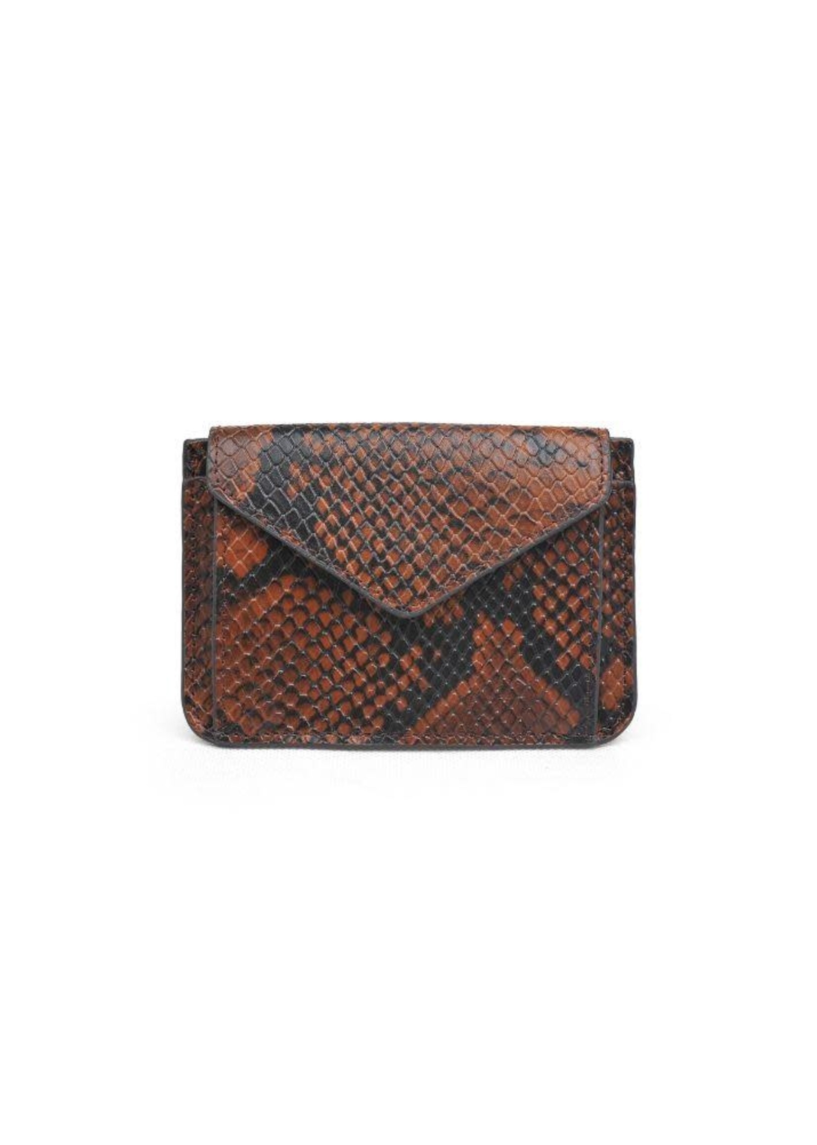 Charming Chocolate Multi Leather Envelope Card Wallet