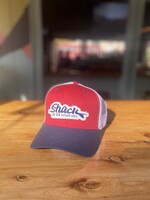 Shack Patch Logo Red/White/Blue Colorblock Hat