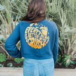 Better With Crush Bella Raglan Fleece Pullover