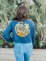 Better With Crush Bella Raglan Fleece Pullover