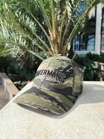 Waterman's Embroidered Tiger Camo Mesh Back Hat