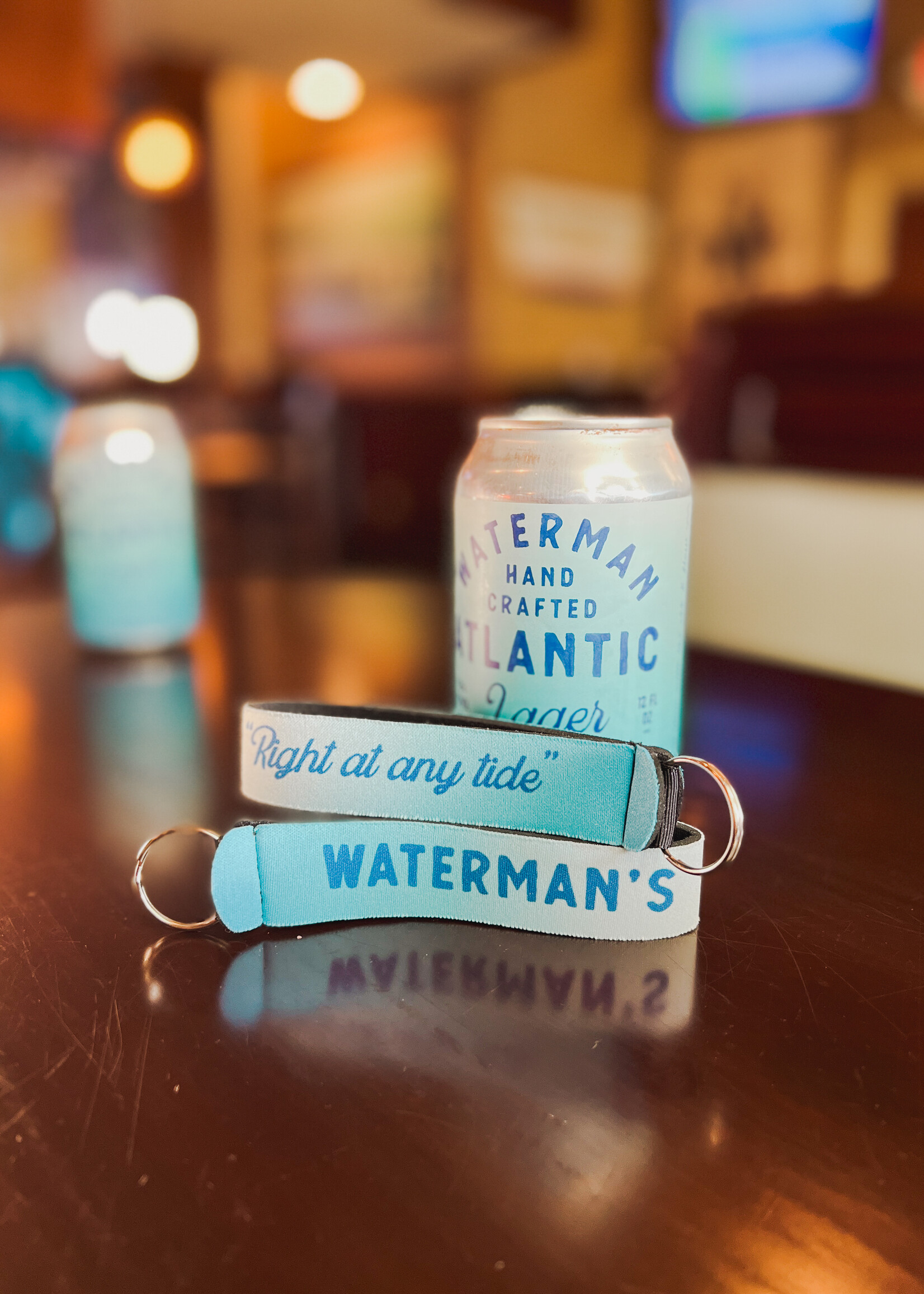 Waterman's Lager Neoprene Key Chain