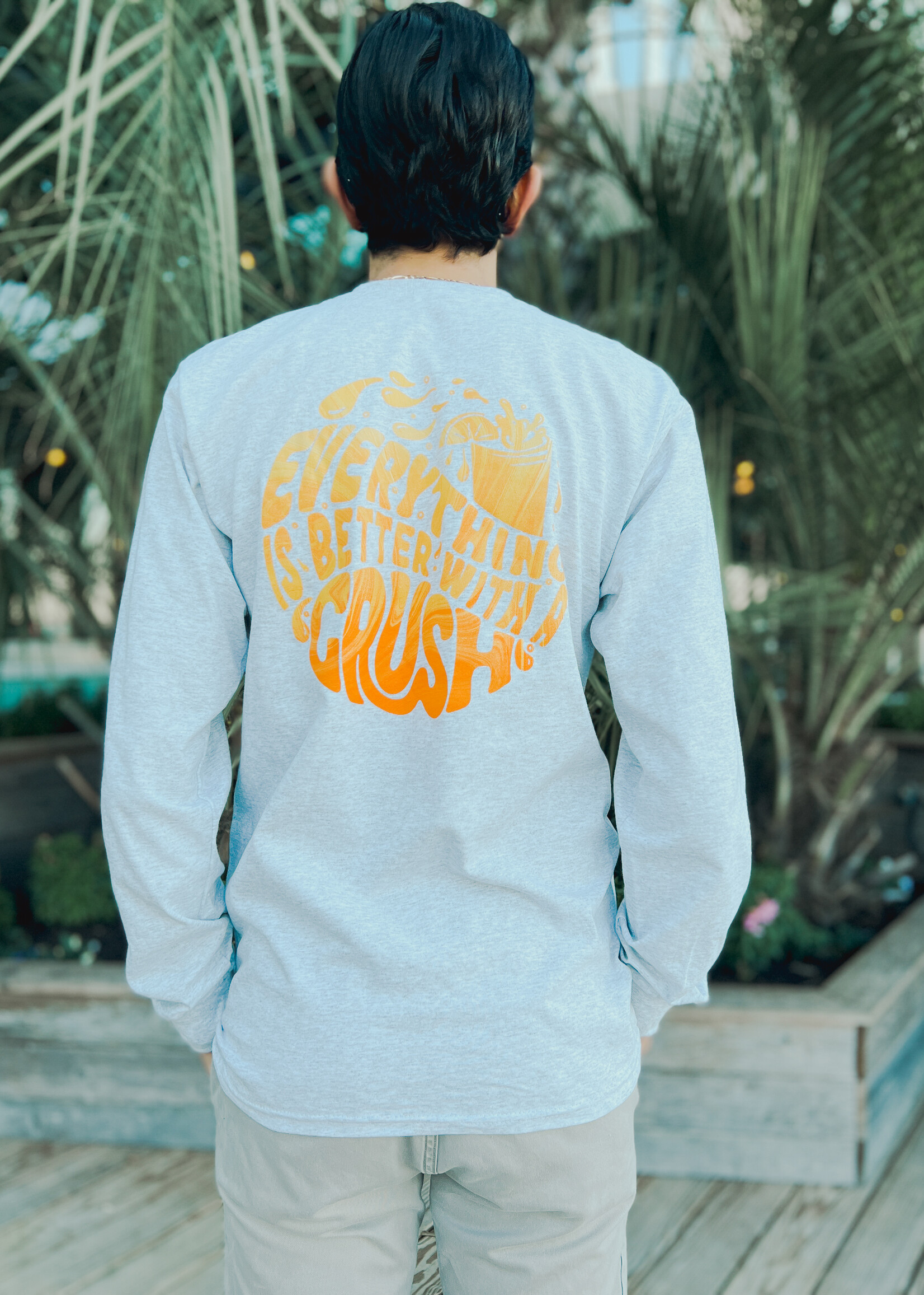 Better With Crush Port & Co Long Sleeve Tee
