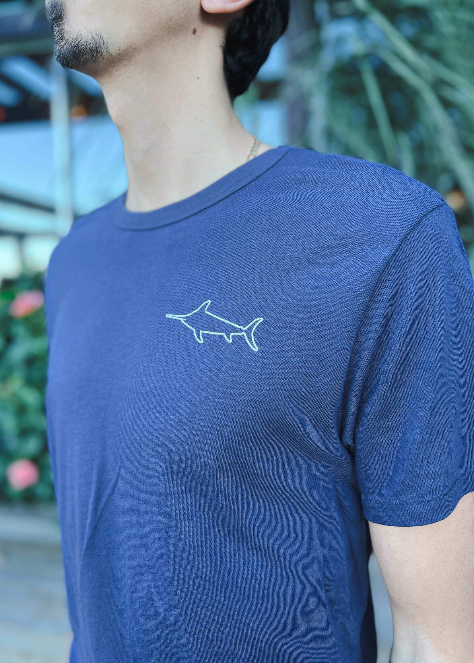 American Flag Marlin Alt Vint Short Sleeve Tee