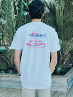 American Flag Marlin Comfort Colors Short Sleeve Tee