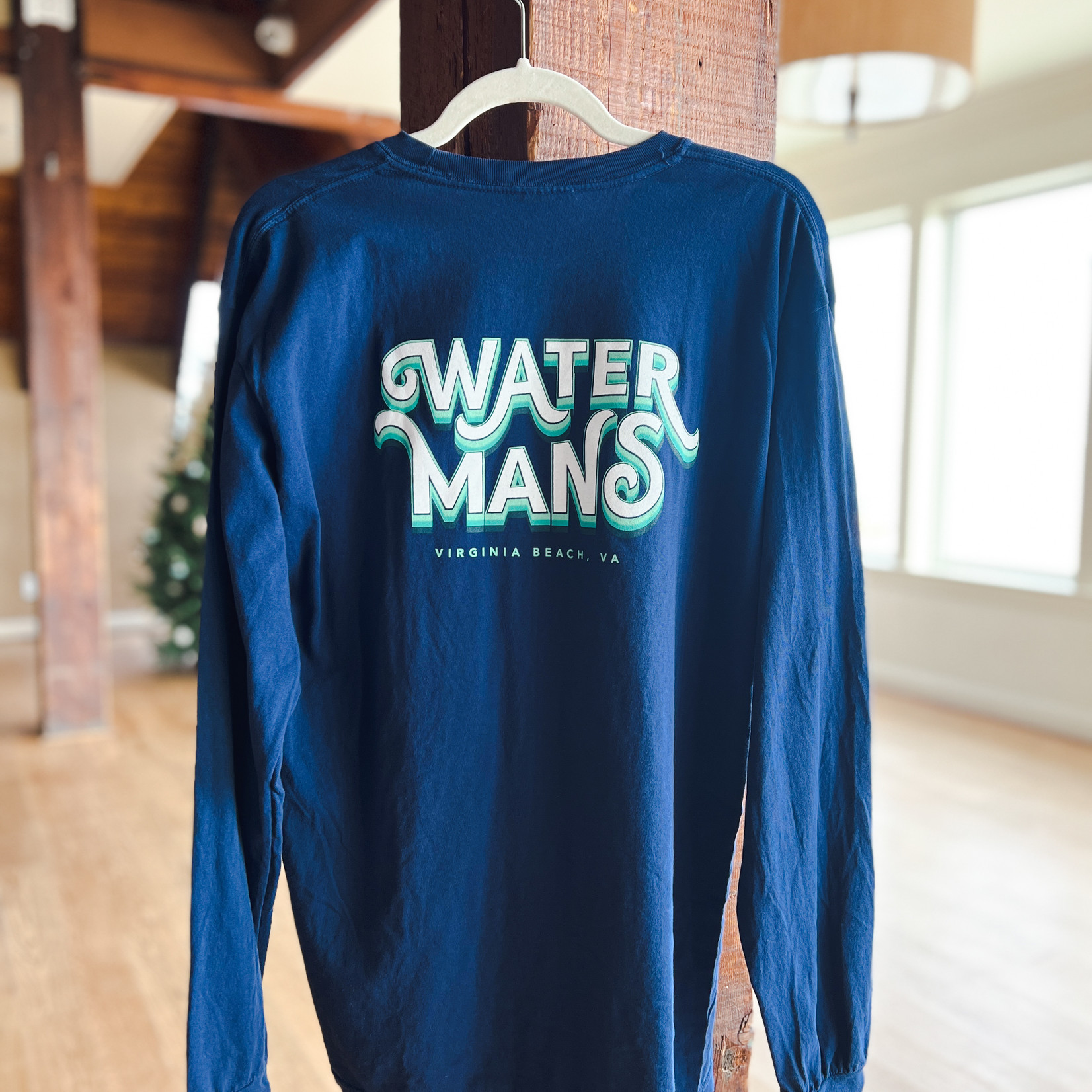 Waterman's Stacked Comfort Colors Long Sleeve