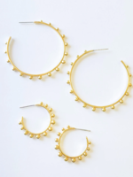 Studded Hoop 25MM