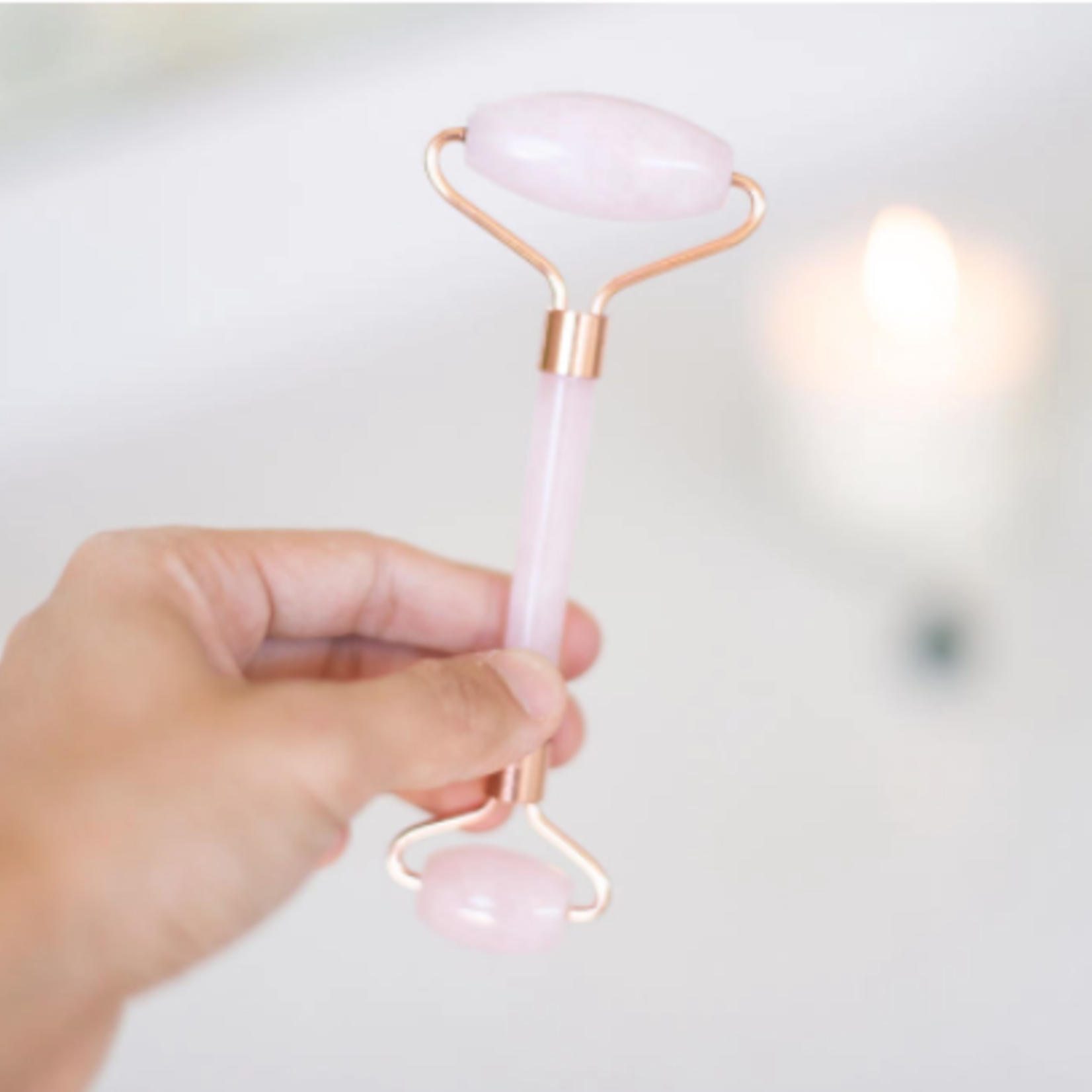 Rose Quartz Facial Roller