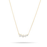 Paris Graduated Diamond Curve Necklace Y14