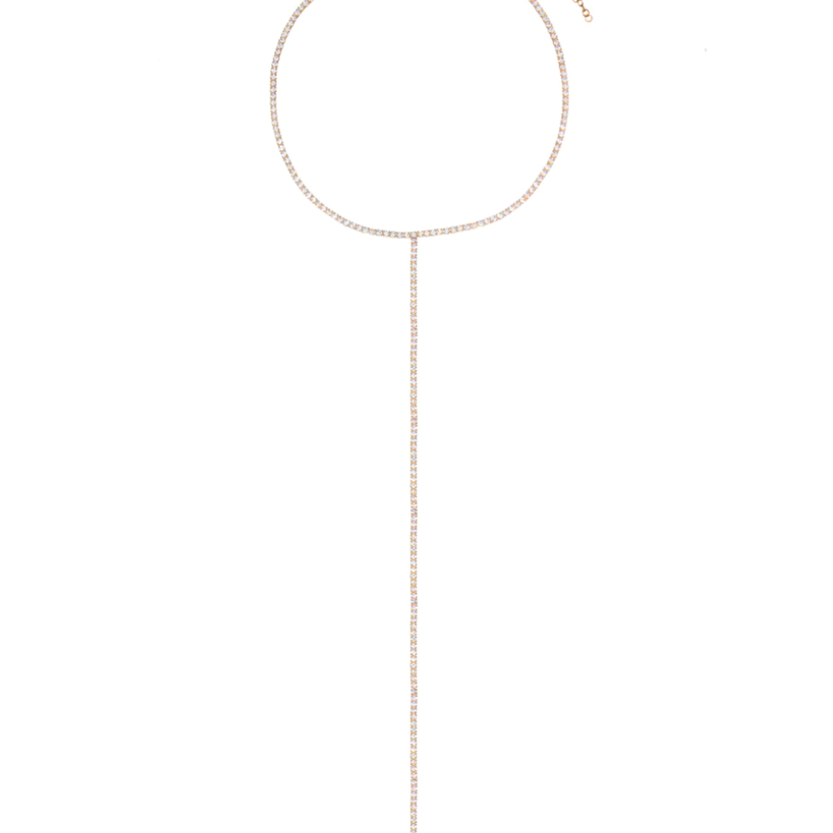 Tennis Lariat Necklace