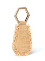 The Raffia Purse Hat Holder