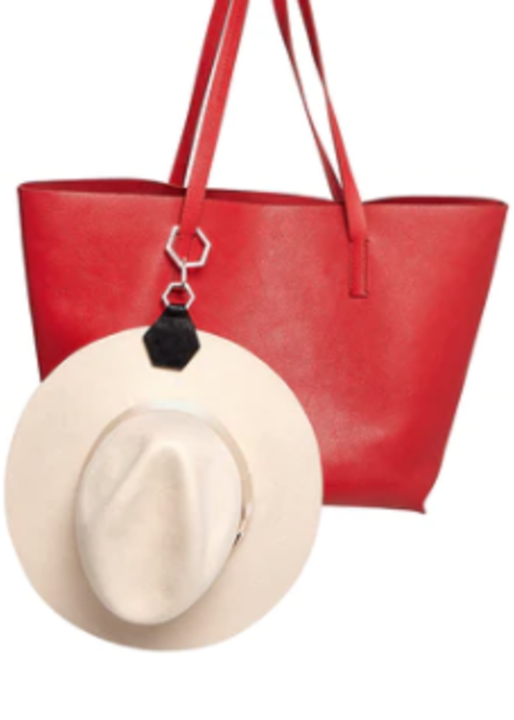The Hex Leather Purse Hat Holder