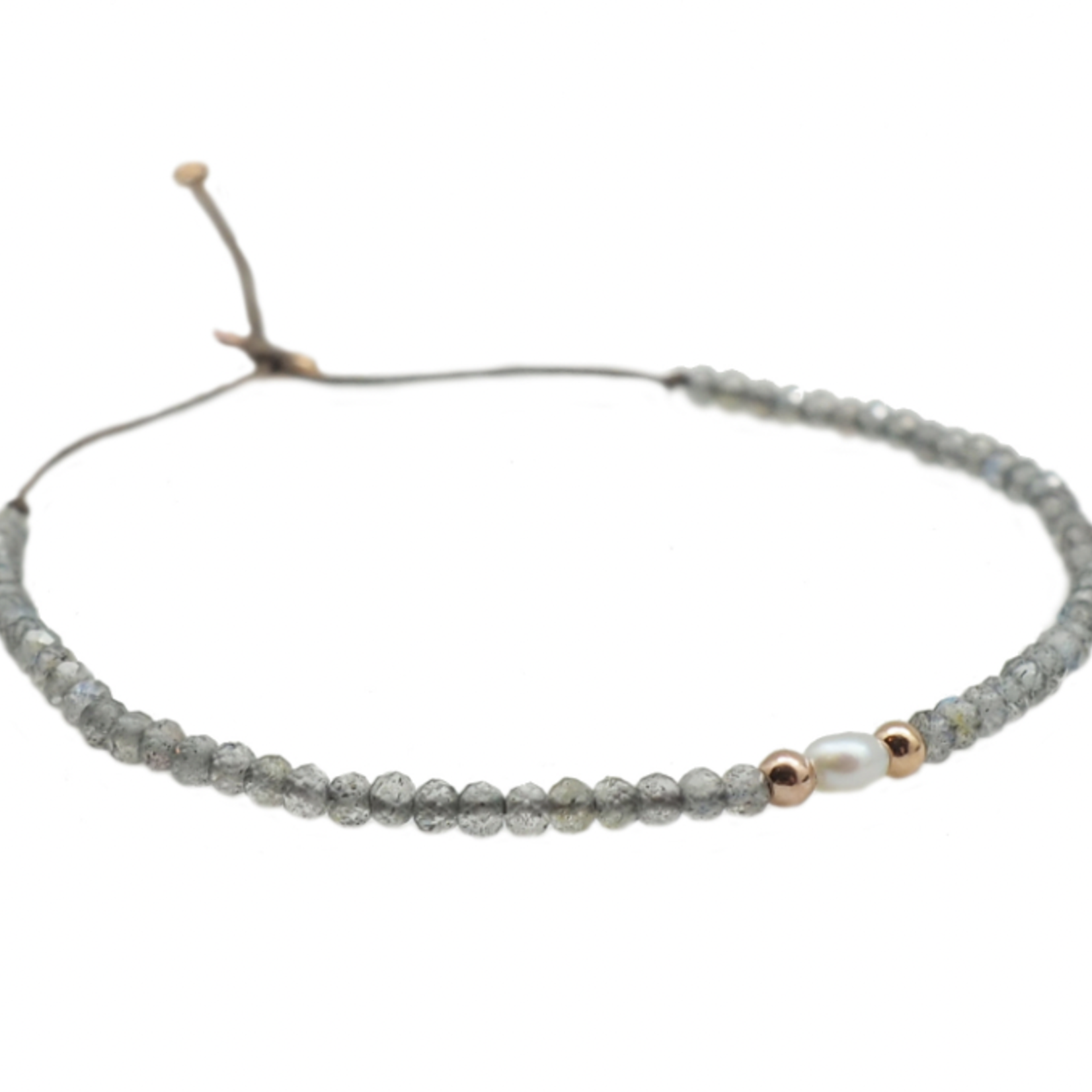 Vienna Bracelet Labradorite + Pearl