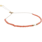 Vienna Bracelet Bamboo Coral + Pearl