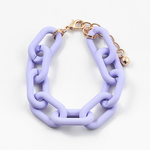 Matte Pastel Chain Link Bracelet