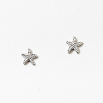Tiny CZ Starfish Studs