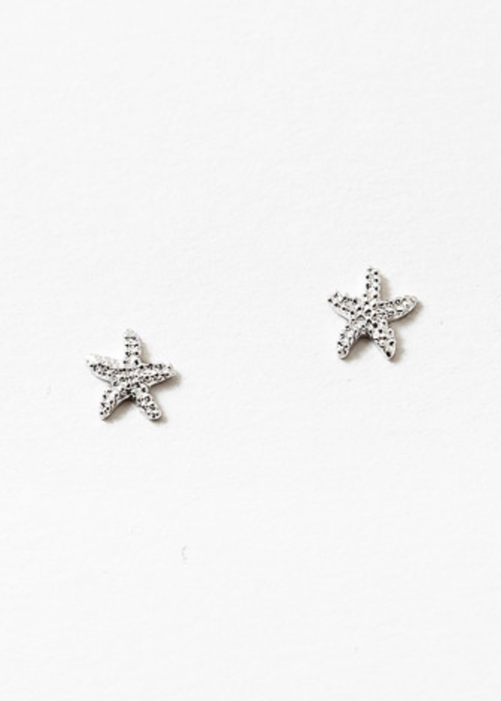Tiny CZ Starfish Studs