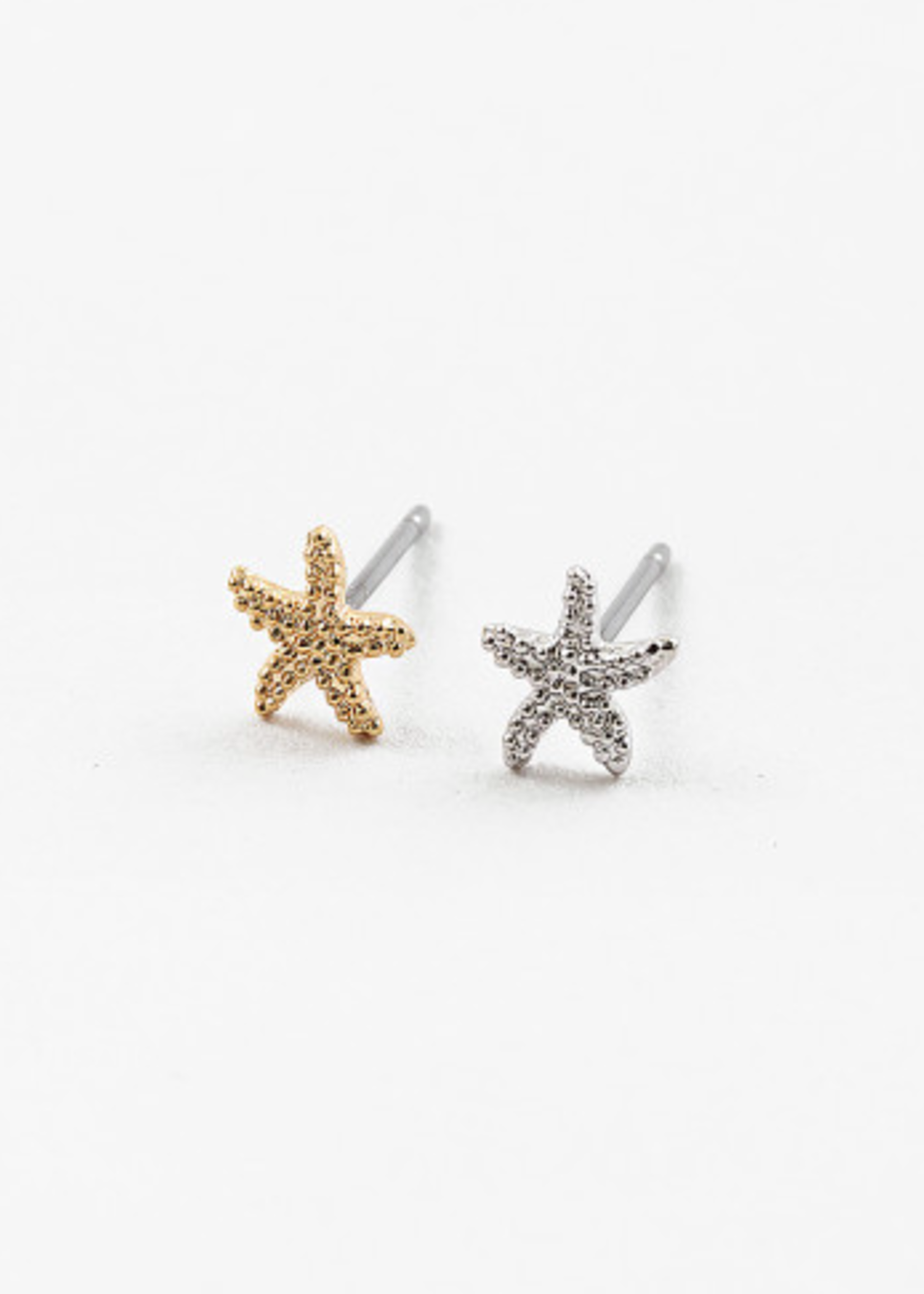 Tiny CZ Starfish Studs
