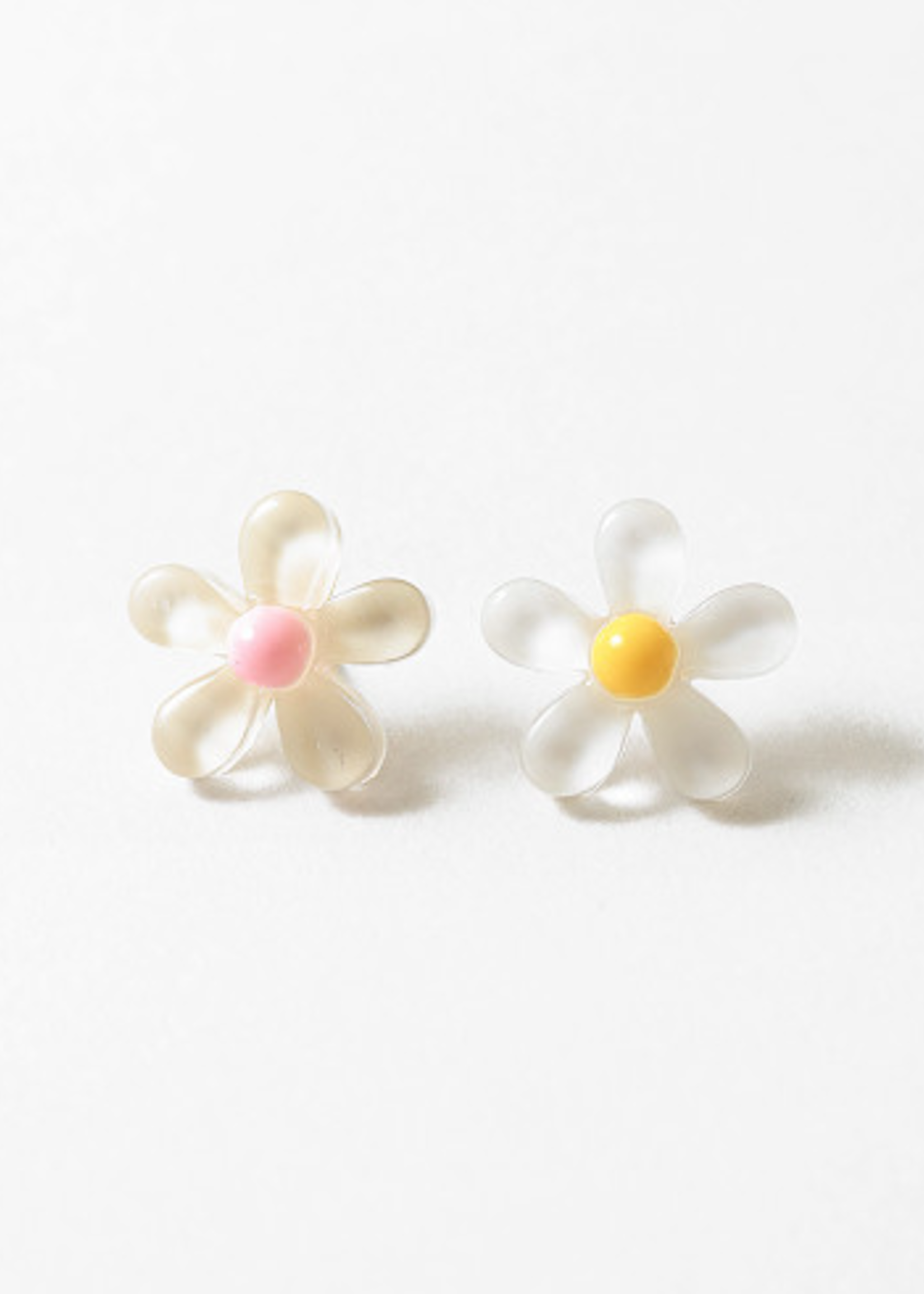 Clear White 3D Acrylic Flower Posts