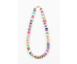 Rubber sale bead necklace